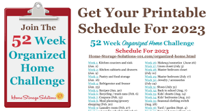 52 weeks to an organized home join the