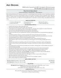 Resume Real Estate Manager Resume