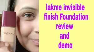 lakme invisible finish foundation