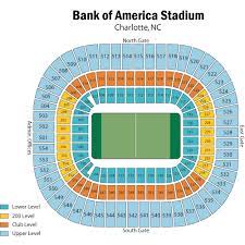 bank of america stadium seating chart