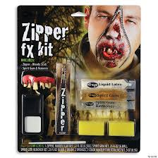 zipper zombie character makeup kit