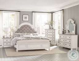 This configurable bedroom set is sure to anchor your space in coastal farmhouse design. Baylesford Antique White Upholstered Panel Bedroom Set From Homelegance Coleman Furniture