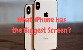 What Iphone Has The Biggest Screen Iphone Size Comparison