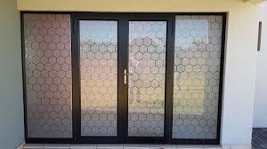 Window Tinting Applied To Glass Doors