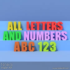 all letters and numbers a z 0 9 big