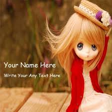 cute dolls dp name profile picture
