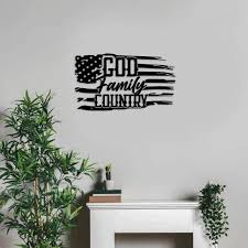 Patriotic Decor Custom Metal Sign