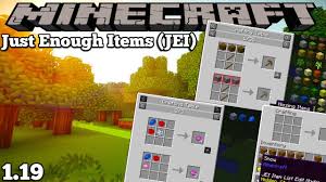 just enough items jei mod minecraft