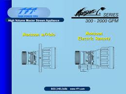 High Volume Master Stream Appliance Monsoon W Halo Monsoon