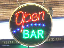 Led Outdoor Bar Sign Double Sided