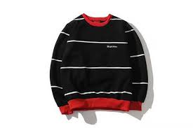 Simply select afterpay as your. Sale Supreme White Stripes Red Black Sweatershirt Online Best Sweatshirts On Sale