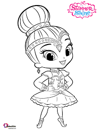 Cool colors are not overpowering and tend to recede in space. Nick Jr Shimmer And Shine Coloring Pages