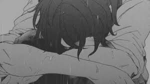 Sad anime boy in the rain. Anime 957796 Anime Boy Gif And Sad On Favim Com