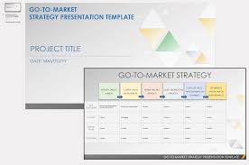 free go to market strategy templates
