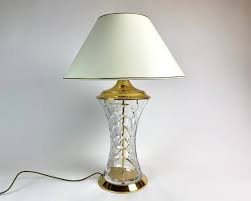 Vintage Glass Table Lamp Nachtmann Big