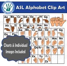 Asl Alphabet American Sign Language Clipart By Handy