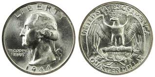 1944 S Washington Silver Quarter Coin Value Prices Photos