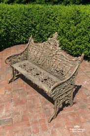 Ornate Cast Iron Garden Bench