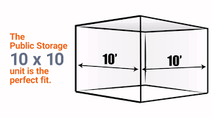 10x10 storage unit public storage