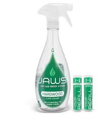 jaws hardwood floor cleaner bottle with