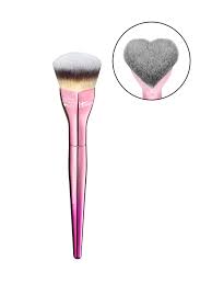 heart shaped makeup brushes