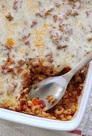 Ground Turkey And Macaroni Casserole gambar png