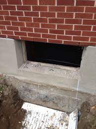Concrete Basement Window Concrete Wall