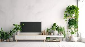 Tv Display Aesthetic Blend Of Plants
