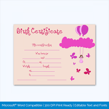 Fake birth certificate generator creative images. 15 Free Birth Certificate Templates Word Psd Customize Print