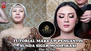 tutorial make up pengantin sunda siger