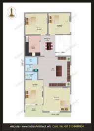 40 feet wide modern house plan at rs 7