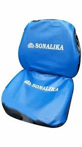 Blue Rexine Sonalika Tractor Seat Cover