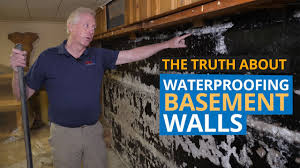 waterproofing basement walls finished