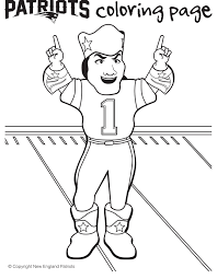 Football stadium coloring page to color, print or download. Official Website Of The New England Patriots