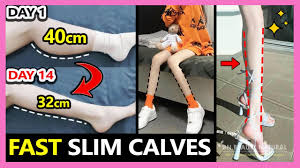 get slim calves fast lose calf fat