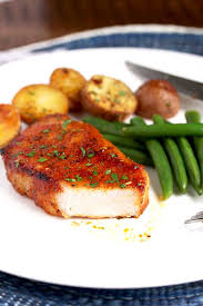 juicy oven baked pork chops lemon