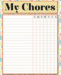 Amazon Com Family Chore Chart Oversize Planner By Abi