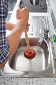 clogged kitchen sink drain cleaning