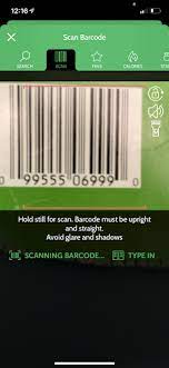 use mynetdiary s food barcode scanner