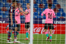 — футболки с автографом легендарного футболиста лионеля месси; Fc Barcelona On Twitter Halftime 0 Levante 2 Barca Messi 25 Pedri 34 Levantebarca