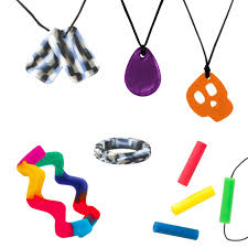6 piece sensory chew toys kit sensory