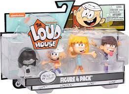The Loud House Figure 4 Pack - Lincoln, Lori, Lucy, Luna - Action Figure  Toys | eBay