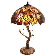 multi colored indoor table lamp