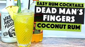 Looking for an easy summer cocktail? 5 Easy Coconut Rum Cocktails You Can Make At Home Dead Mans Fingers Rum Youtube