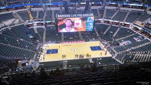 Bankers Life Fieldhouse Section 225 Indiana Pacers