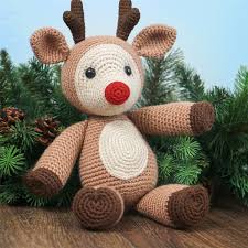 Don't let those antlers shy you away from making this cutie. Dash The Deer Free Amigurumi Pattern Jess Huff Amigurumi Free Pattern Deer Pattern Amigurumi Pattern