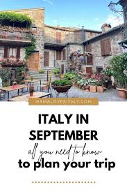 italy in september all you need to