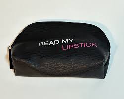 mac cosmetics black makeup bag pouch