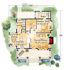 rustic cote house plan with home