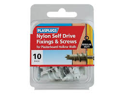 plasplugs nylon self drive fixings